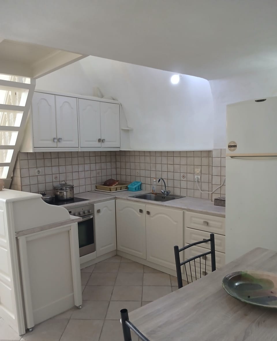 Family House, Balcony, Partial Sea View | Private kitchen | Fridge