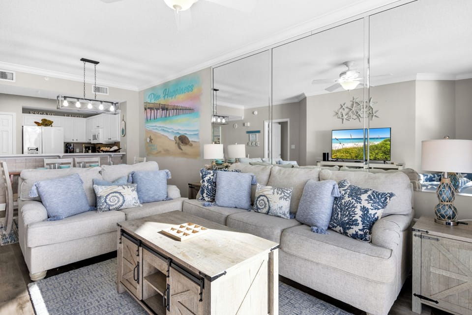 Comfortable living room seating