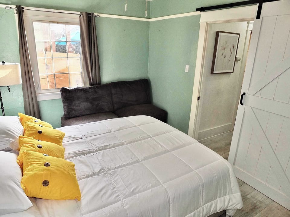 Unwind in the cozy queen room with a smart TV