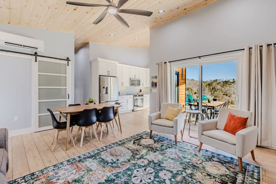 Dining table for meals or perhaps a card game or two