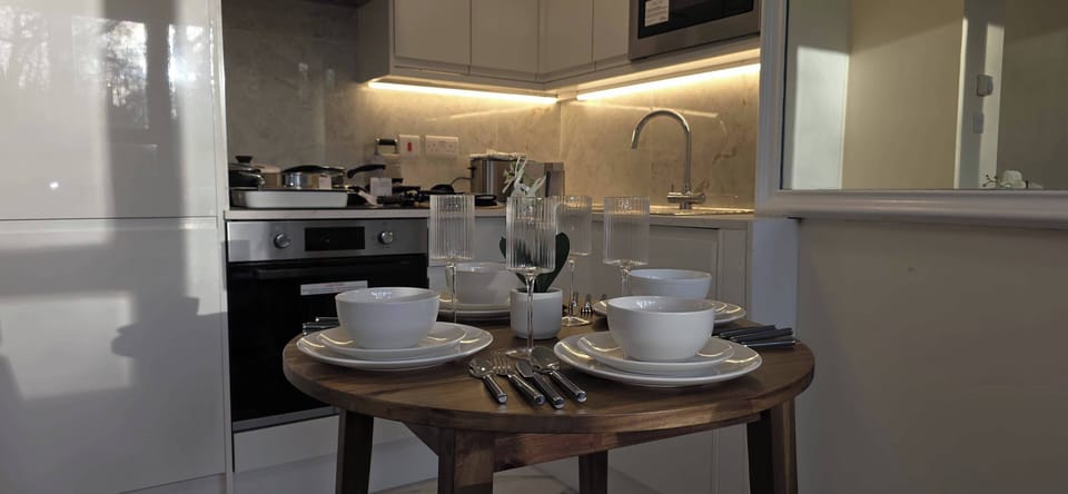 Fully Equipped kitchen.  We provide all the complete cooking utensils so you can prepare your favorite dishes and enjoy them to the fullest.