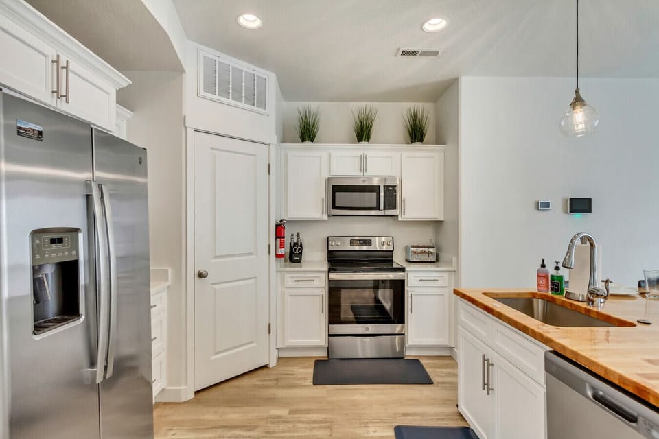 Kitchen with Custom Bear Lake Island