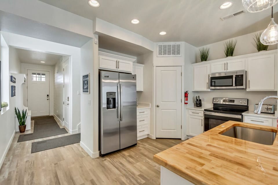 Kitchen with Custom Bear Lake Island
