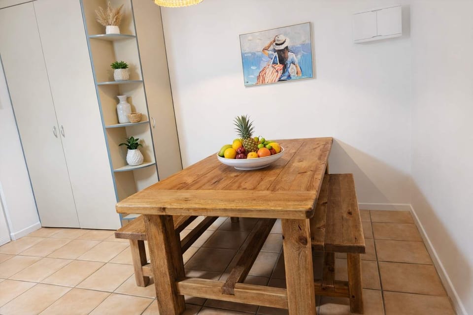 Dining space ideal for shared meals and longer stays