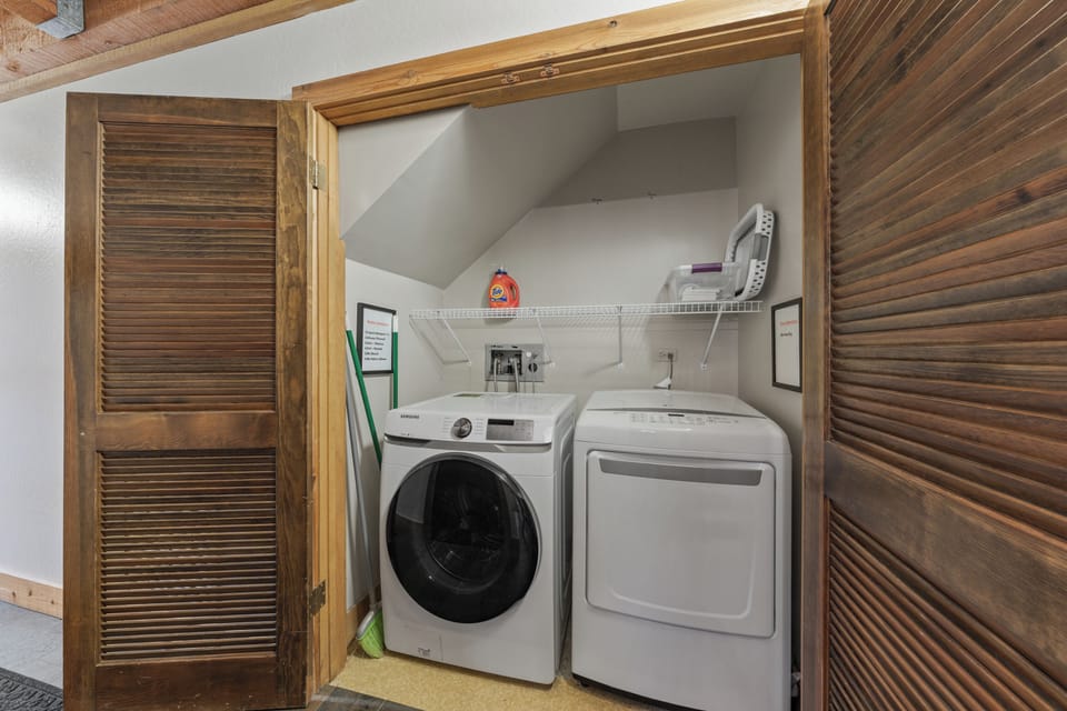 Laundry area.