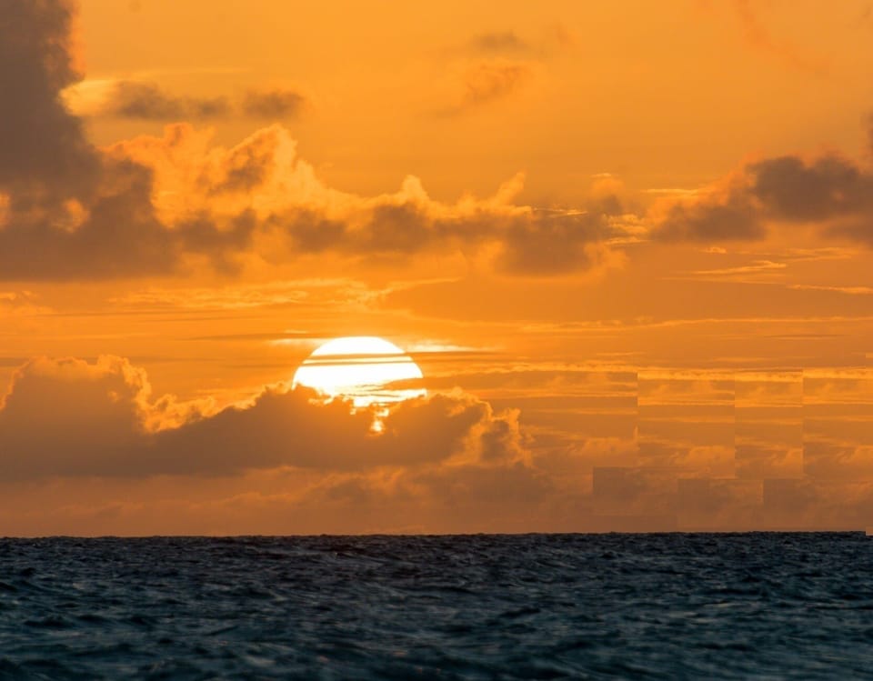 Colva beach sunset