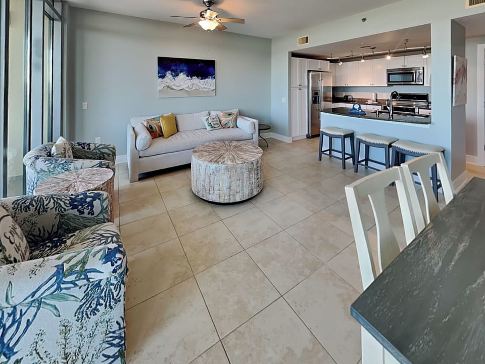 Living Room - Open Layout w/ Kitchen & Dining