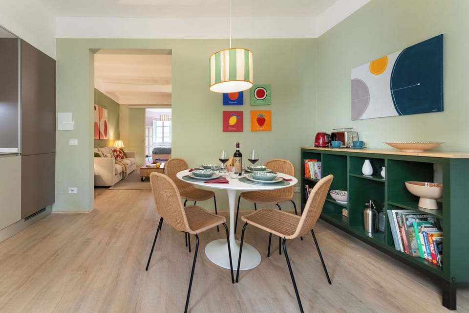 Apartment (2 Bedrooms) | Living area | 32-inch Smart TV with cable channels