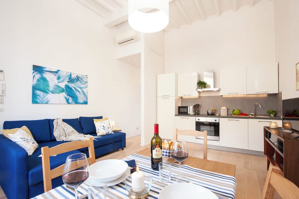 Apartment (1 Bedroom) | Living area | TV