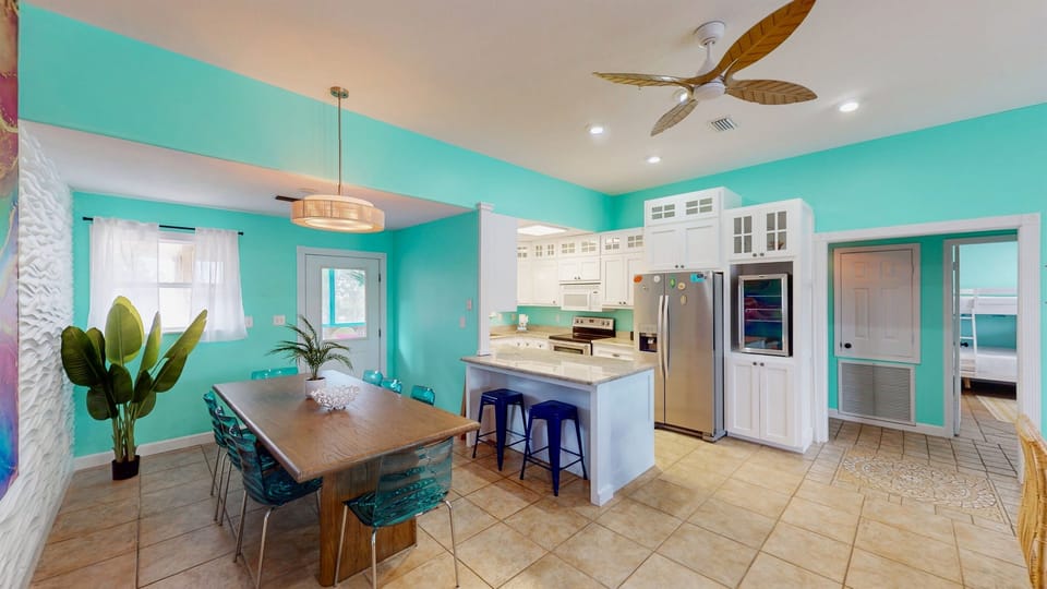 Dine together, plan your beach day, or sip your morning coffee — all with a touch of mermaid magic.
