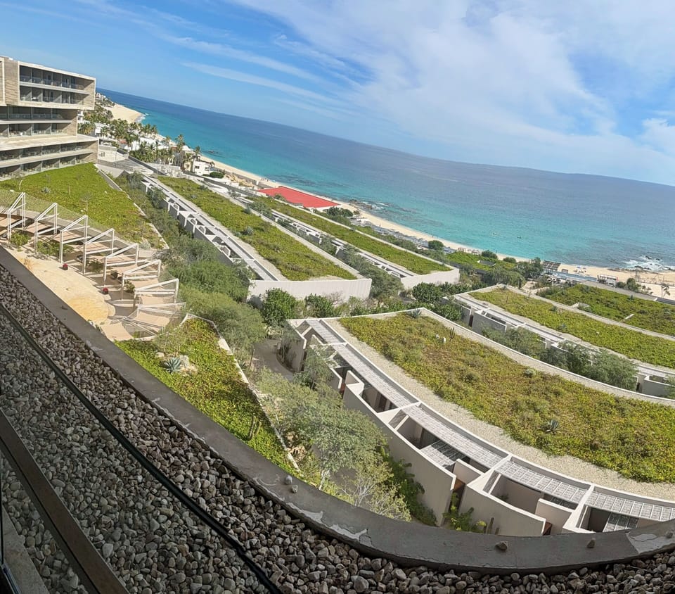 View of Sea of Cortez and lower rental units.