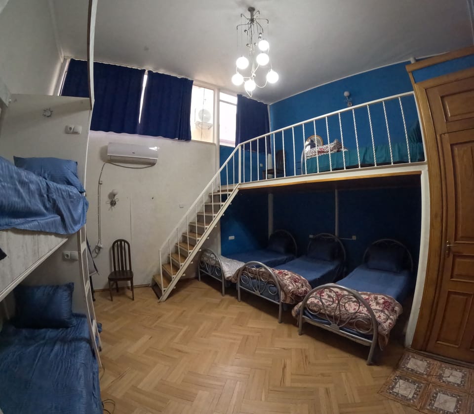 Economy Shared Dormitory | Desk, laptop workspace, blackout drapes, soundproofing