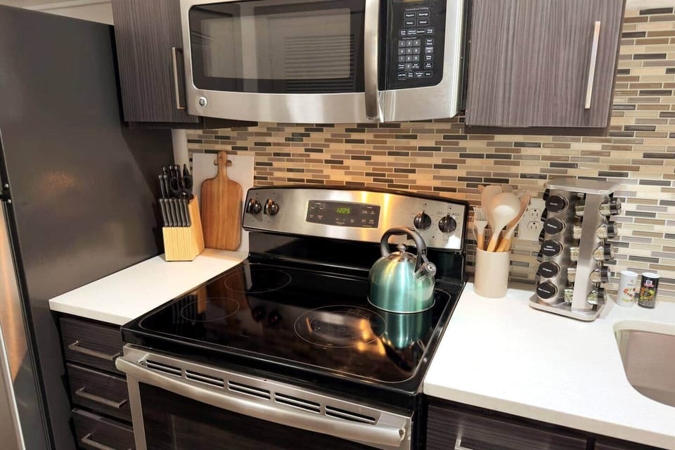 A kitchen with everything you need.