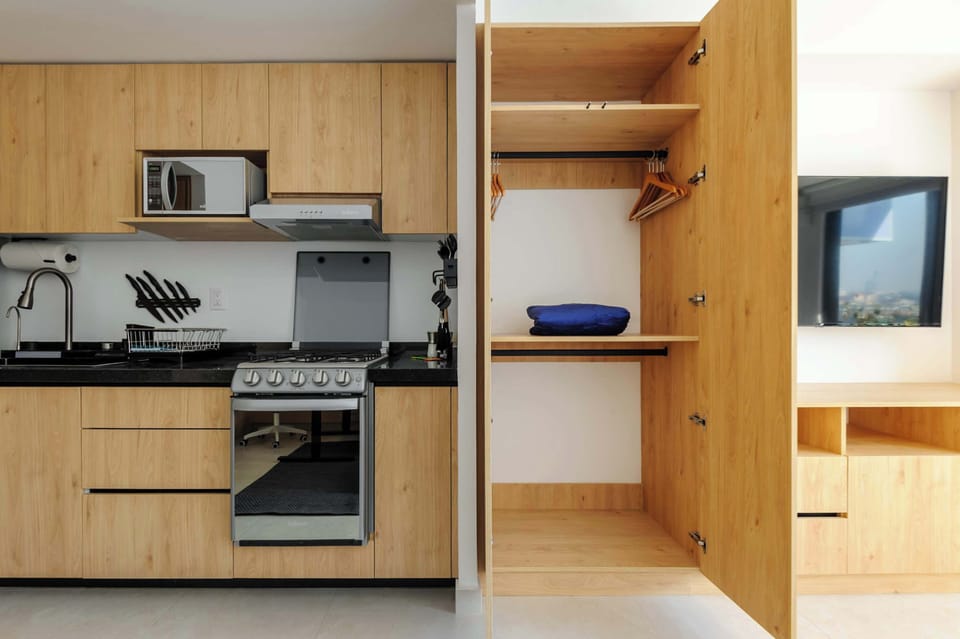 Comfortable wardrobe for your stay
