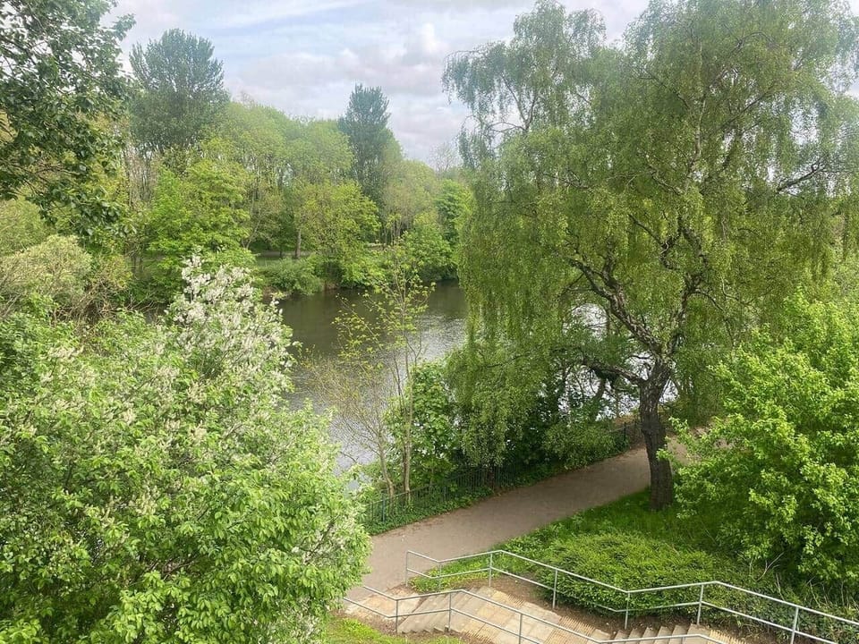View of River Clyde from window 