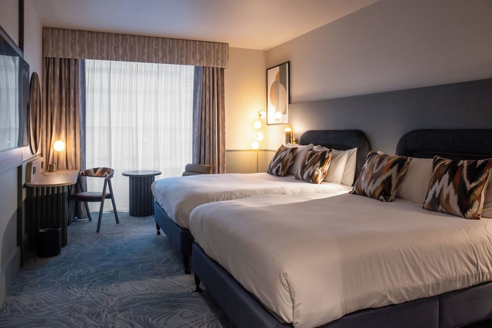 In-room safe, desk, blackout drapes, iron/ironing board