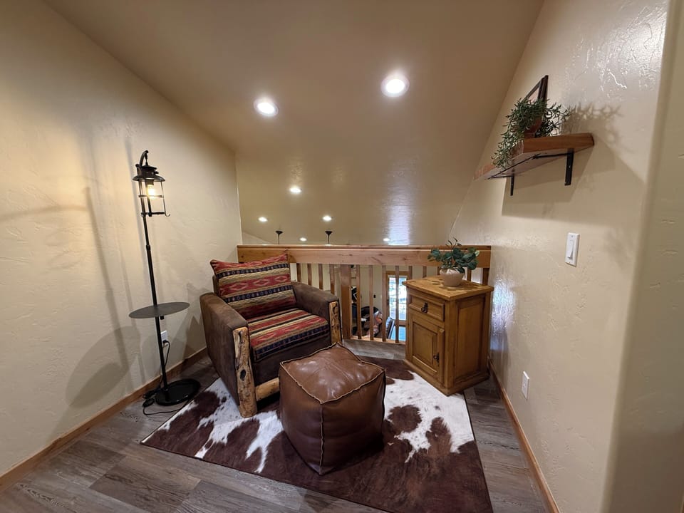 Need some time alone?  Enjoy a book or study up for your adventure in the loft
