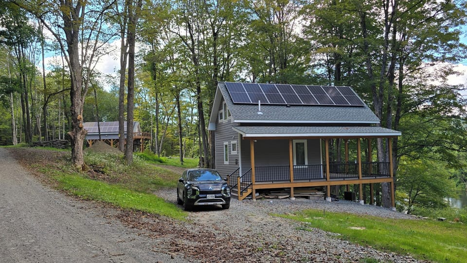 North East View of Cabin