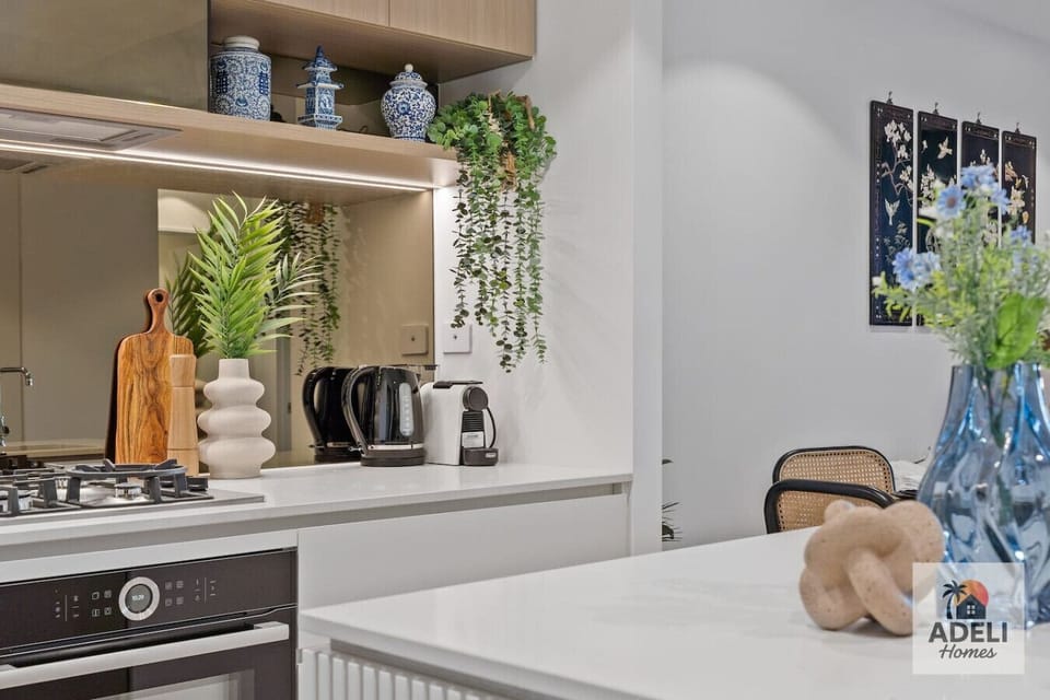 Fully equipped and beautifully styled, this space makes cooking easy and enjoyable