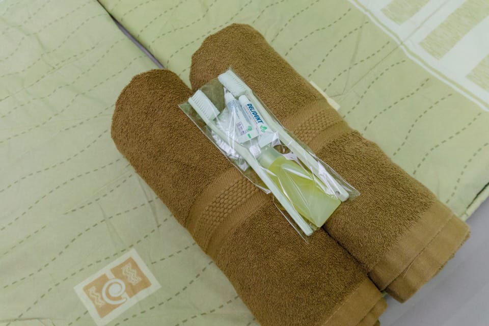 Standard Double or Twin Room, Non Smoking | Bathroom amenities | Slippers, towels, soap, shampoo