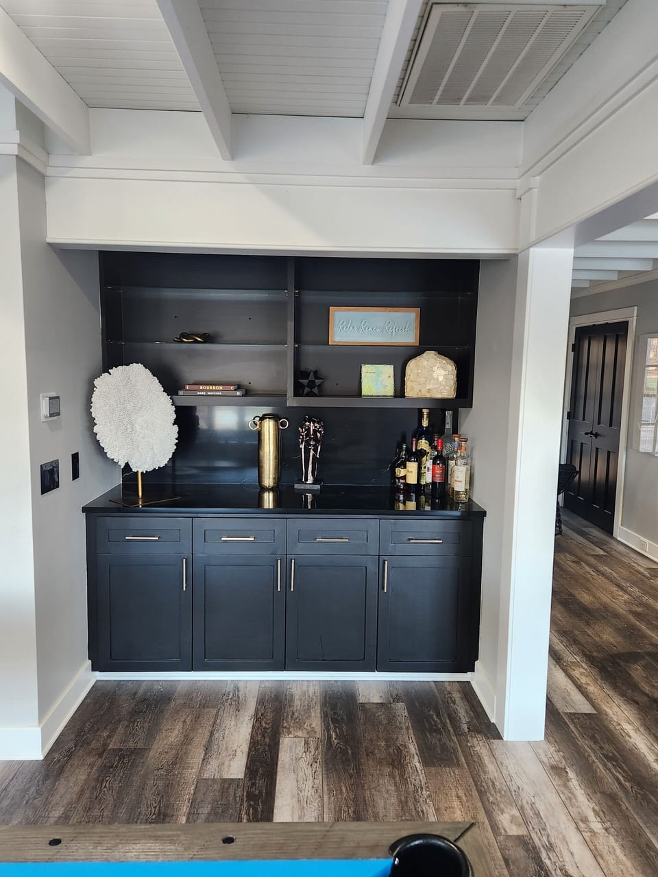 Bar area at pool table