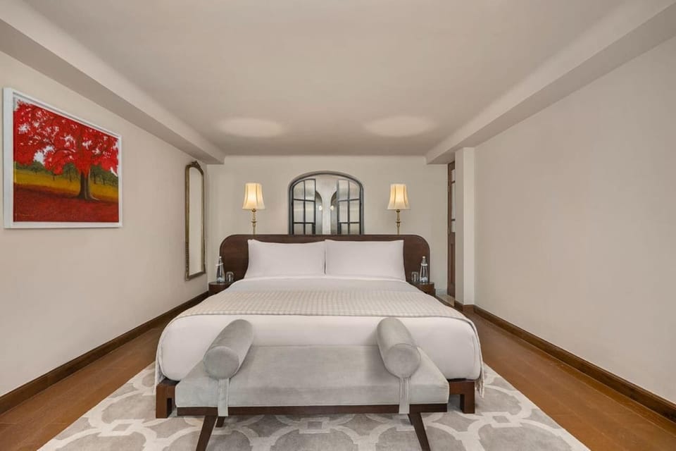 Luxury Double Room | Premium bedding, free minibar items, in-room safe, iron/ironing board
