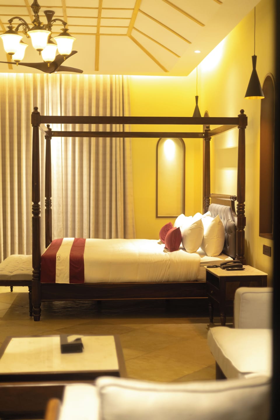 Superior Suite, Garden View | In-room safe, desk, laptop workspace, blackout drapes