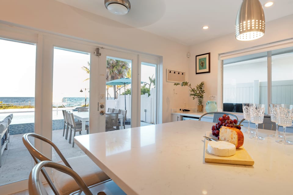 Easy access from the patio.