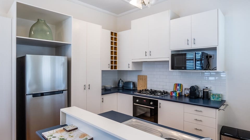 Fully equipped kitchen ideal for home-cooked meals