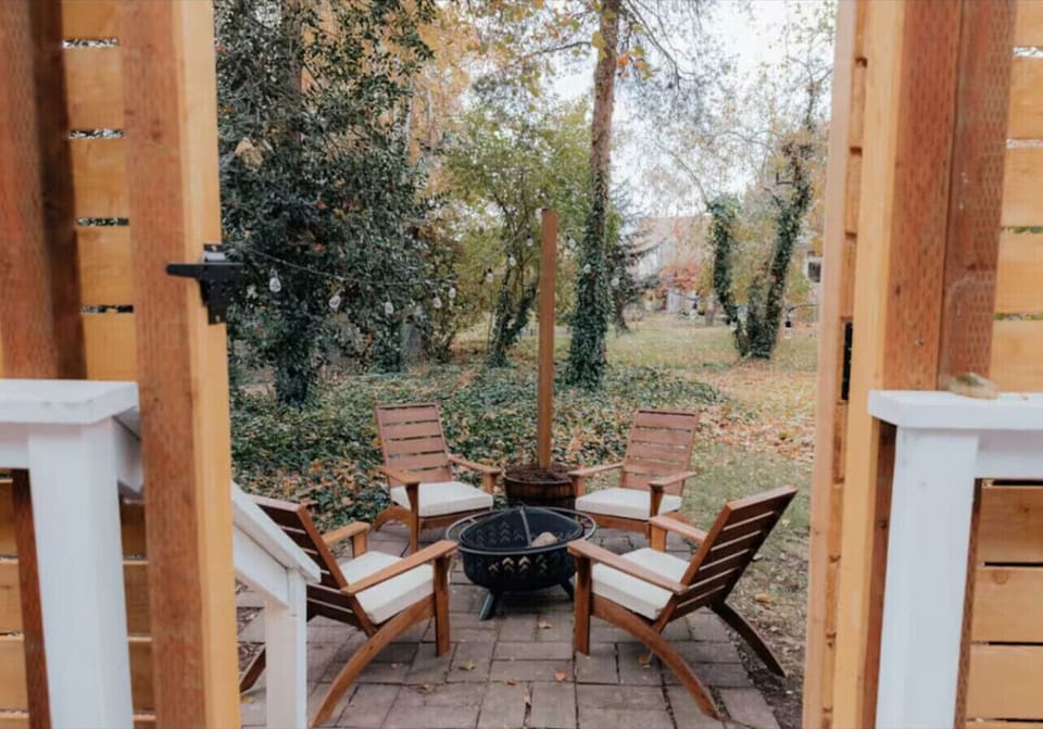 Gather around the fire pit for relaxing moments.