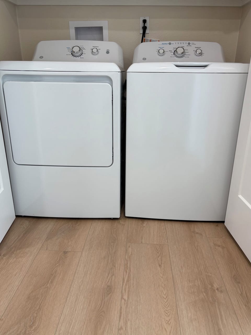 Washer and dryer in unit
