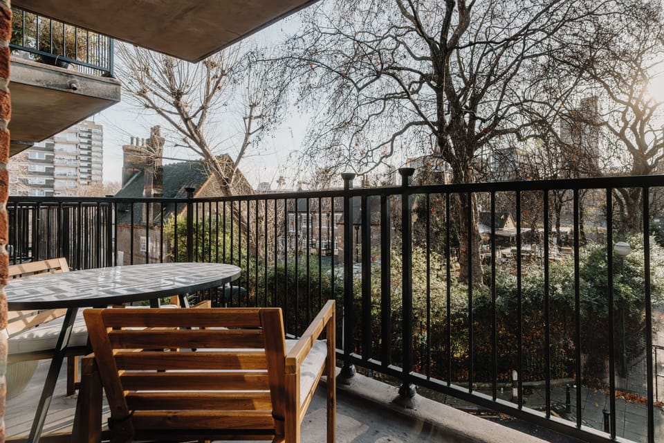 South facing sun terrace