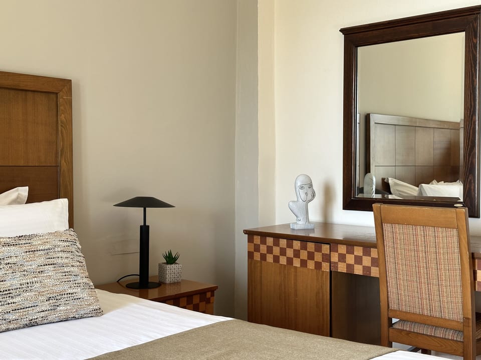 Apollon Standard Double with access to common terrace | Blackout drapes, iron/ironing board, free WiFi, bed sheets