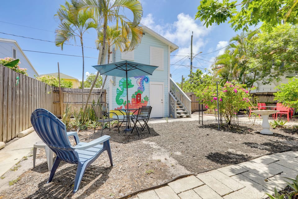 Lake Worth Beach Vacation Rental | Studio | 1BA | 3 Steps to Enter | 700 Sq Ft