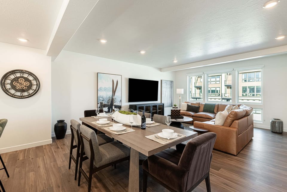 Adjacent dining area