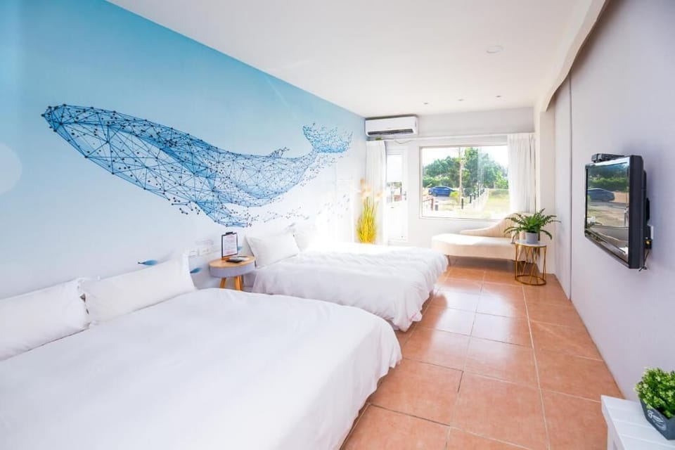 Comfort Quadruple Room, Balcony, Garden View | Blackout drapes, free WiFi