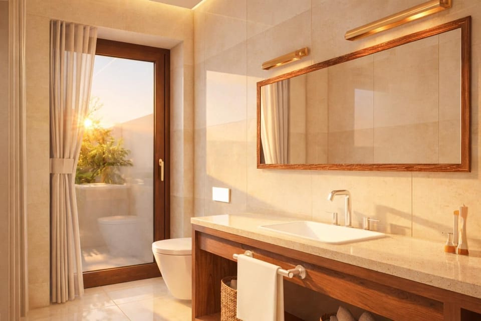 Quaint Signature Suite | Bathroom | Free toiletries, hair dryer, bathrobes, slippers