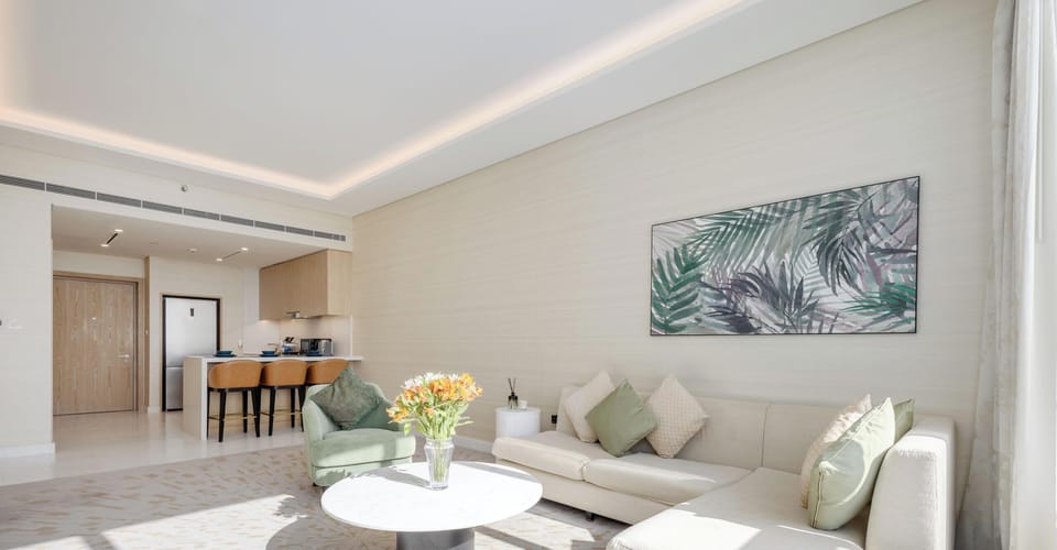 Apartment, Sea View | Living area