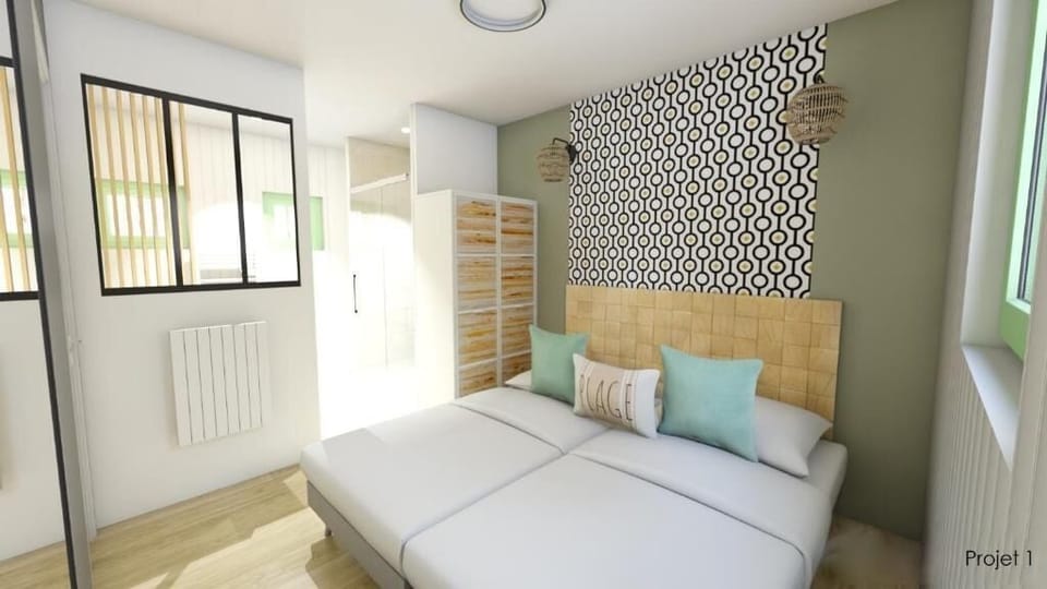 One-Bedroom Lodge | Blackout drapes, soundproofing, iron/ironing board, free WiFi