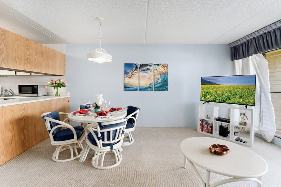 TV in the living room.