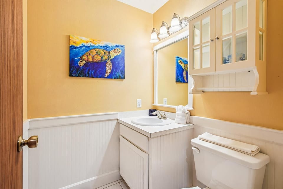 Main Level Powder Room at Spruce Street Retreat