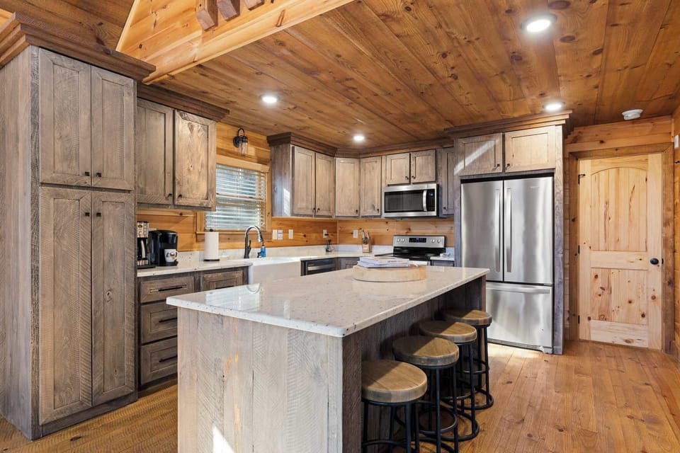 Whip up a gourmet meal or just pour yourself a cup of coffee—our kitchen is ready for your culinary adventures (or just a casual snack).