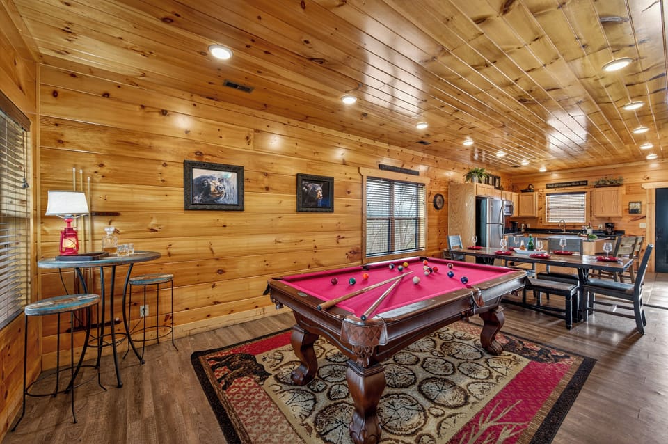 Pool Table in Living Room