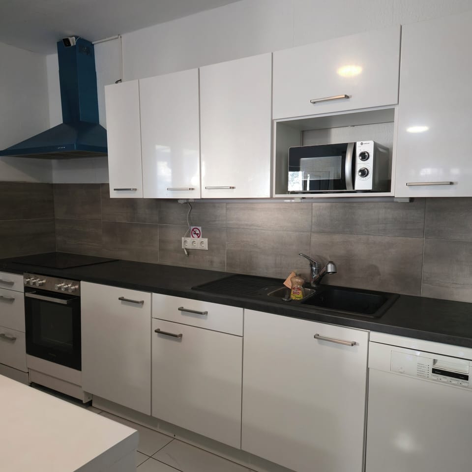 Oven, stovetop, dishwasher, toaster