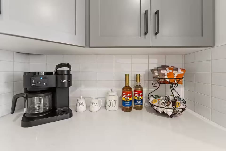 Coffee station provided to start your morning off right! 
