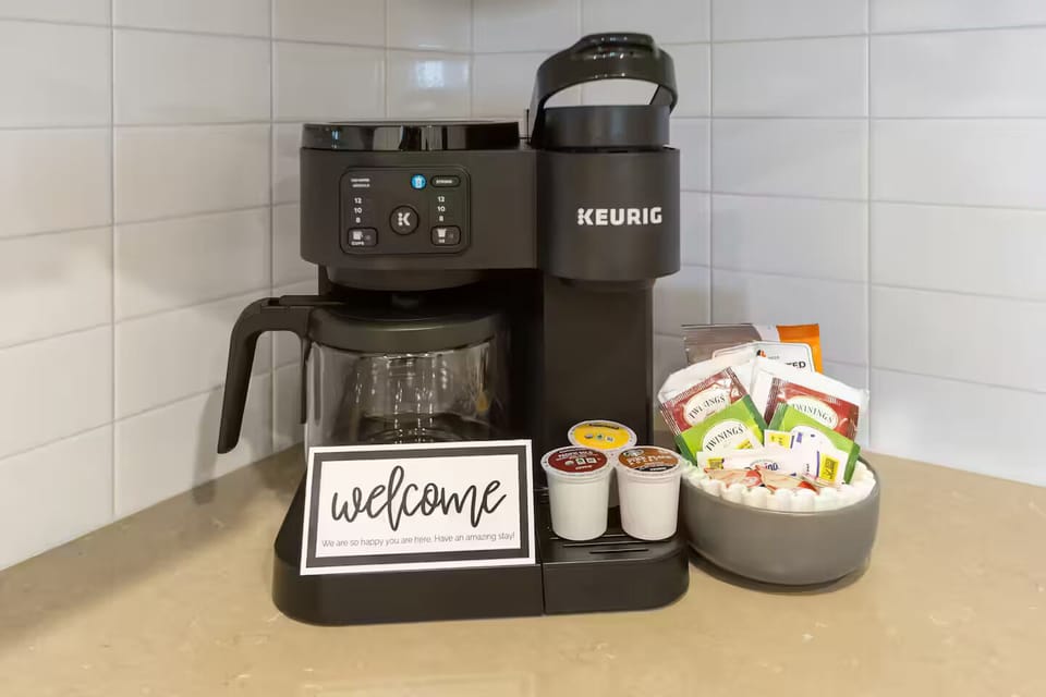 Coffee station provided to start your morning off right! 
