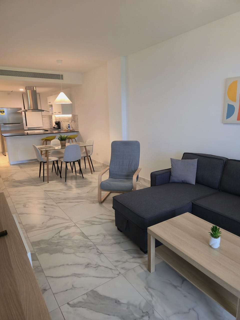Exclusive Apartment | Living area | 55-inch LED TV with digital channels, Netflix, streaming services