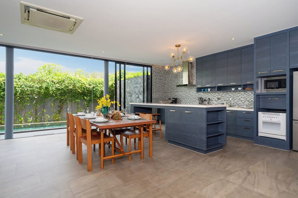 Villa, 3 Bedrooms (Granary Designer Loft Pool in Pasak) | Private kitchen | Dining tables