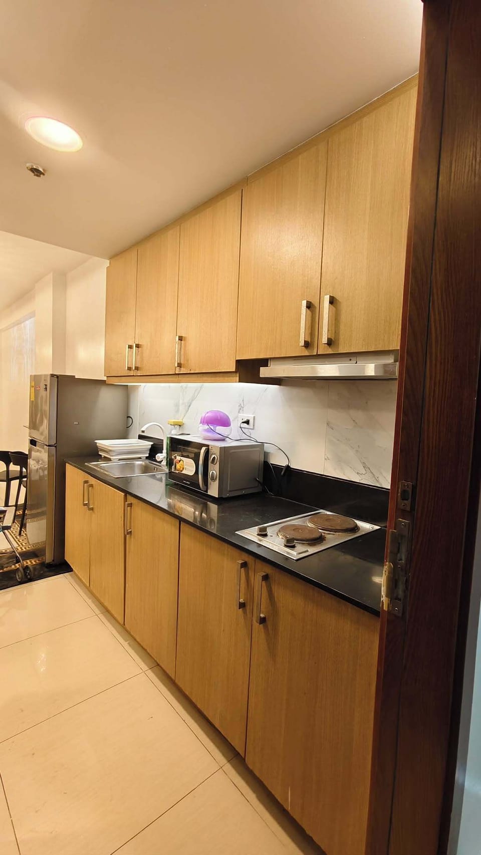 Family Studio, Non Smoking, City View | Private kitchen