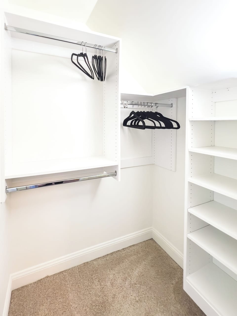 3rd bedroom California closet provides lots of storage.